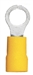 160406-2006 PVC Insulated Ring Terminal 12-10 Gauge Yellow 5/16" Stud (6 Count)