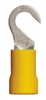 160439-025 PVC Insulated #8 Hook Terminal 12-10 Gauge Yellow (25 Count)