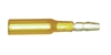 164472-025 Male Bullet Heat Shrink 0.195" 12-10 Gauge Yellow (25 Count)