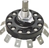 246-052-666 Rotary Selector Switch 2" Diameter 15 Amp 10 Position