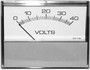 247-099-666 Voltmeter Horizontal 0-40 Volt Range