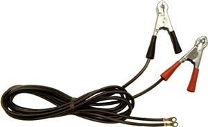 3899002500 Schumacher Clamps Cables Red & Black Set 10 Gauge 84"