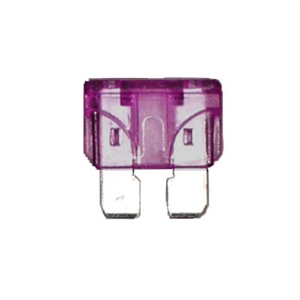 509123-2005 QuickCable Standard Blade Fuse 3 Amp Violet (5 Pack)