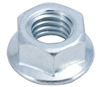 6708-010 QuickCable 3/8" Zinc Plated Flange Nut (10 Pack)