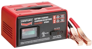 87062C Century 6/2 Amp 6/12 Volt Manual Automotive Battery Charger