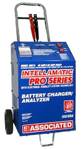 6007A Associated 40/130 Amp 12 Volt Automotive Battery Charger With Intellamatic Pro