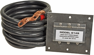 6149 Associated HD Plug-In Polarized SS Socket Panel Flush Mount