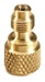 AD88L CPS HFO-1234yf Tank adapter 1/2" Acme Male Right Hand Thread x 1/2" Acme Female Left Hand Thread