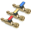 BV3 CPS Hose End Ball-Valves 1/4" SAE Male Flare x 1/4" Swivel 3-Pack