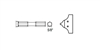 6150029020 Chicago Pneumatic Scaling Tool 5/8" Hex Shank X 200mm - This is a 5/8" (15.7mm) hex shank scraper.