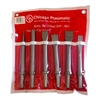 CA155807 Chicago Pneumatic Chisel Set 10.2mm Round Shank (6 Pieces)