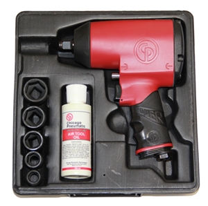 CP749K Chicago Pneumatic 1/2" Impact Wrench Kit Imperial