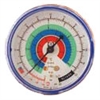 29291 JB Industries R-134A / R-404A / R-410A Blue Compound Gauge - kPA / PSI - 2-1/2" (63 mm)