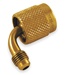 33116N JB Industries 5/16" Female Flare Quick Coupler x 1/4" Male Flare Auto Shut-Off Coupler 90°