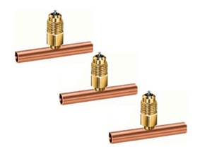 A31136-100 JB Industries 3/8" OD Copper Tee Access 100 Pack