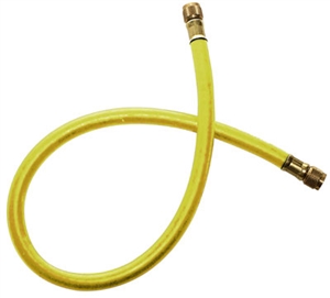 CL6-120Y JB Industries 3/8" x 120" Yellow Environmental Charging Hose without Core Depressor