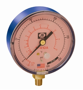 M2-410 JBI Low Side Compound Gauge (Blue) for R410A - 2 1/2"