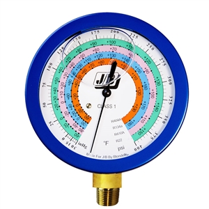 M2-860 JB Industries Glycerin Filled Low Side Compound Gauge 3-1/8" (80mm)