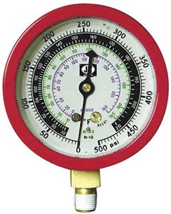 M2-875 JB Industries Glycerin Filled High Side Pressure Gauge 2-½” (63mm)