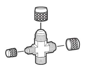 PR-24 JB Industries DV-142 Intake Cross with Caps