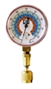 QC-G434 JB Industries 2-1/2" Pressure (High Side) Test Gauge 1/4" Female Quick Connect R22/R134A/R404A