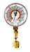 QC-G465 JB Industries 2-1/2" Pressure (High Side) Test Gauge 1/4" Female Quick Connect R22/R404A/R410A