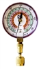 QC-G825 JB Industries 3-1/8" Pressure (High Side) Test Gauge 1/4" Female Quick Connect R22/R404A/R410A