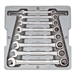 9308 Gearwrench 8 Pc. Standard Combination Ratcheting Wrench Set