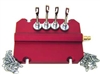 066-6011 MotorVac Optional Durable Plate Adapter With 2 Hold Down Chains (Rect. Cast Iron M/C)