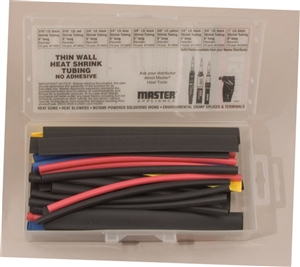 10061 Master Appliance Shrink Tubing Thin Wall MiniPak 39 Pcs