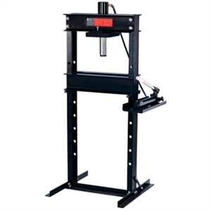 60253 Omega 25 Ton Shop Press With Hand Pump