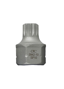 5942-10 OTC 10mm XZN Short Socket Bit 3/8"X5/8"X25mm