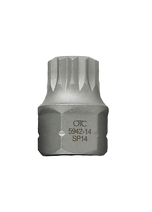 5942-14 OTC 14mm XZN Short Socket Bit 3/8"X5/8"X25mm