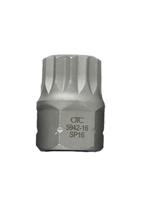 5942-16 OTC 16mm XZN Short Socket Bit 3/8"X5/8"X25mm