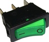 QC20005 Inficon Motor Start Switch Green Illuminated
