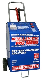 6007A Associated 40/130 Amp 12 Volt Automotive Battery Charger With Intellamatic Pro (Remanufactured)
