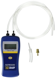 78052 Ritchie Yellow Jacket Dual Port Digital Electronic Manometer