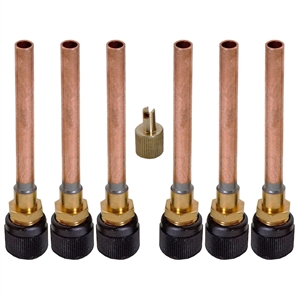 13142 Robinair 1/4" OD Extended Copper Access Tube With Stop (6 Pack)