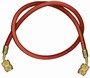 19312 Robinair 36" Red Double Quick-Seal Enviro-Guard Tank Hose 1/4" Flare