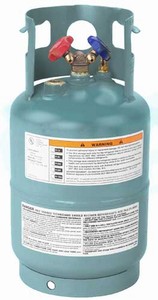 34102 Robinair 30lb. 1/2 ACME R-134a Refillable Refrigerant Tank