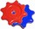 40449 Robinair Red And Blue Lexan Manifold Handwheels