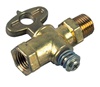 40479 Robinair Gauge Cock Brass Tee Handle 1/4 FPT X 1/4 MPT