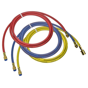 60096 Robinair 96 Set Of Three Color-Coded Enviro-Guard Hoses For R-134a