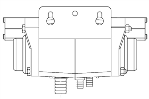 75123 Robinair 2 GPM Pump Assembly Air Driven