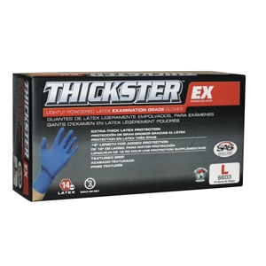 6602 SAS Safety Thickster Latex Gloves - Medium