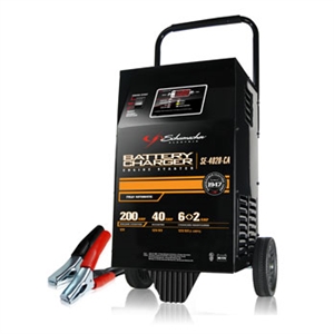 SE-4020-CA Schumacher 200/100/40/10 Amp 6/12 Volt Automatic Automotive Battery Charger & Starter, CEC Approved