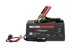 SEM-1562A Schumacher 1.5 Amp Automatic 6-12 Volt "Battery Companion®" with 3 LEDs and Quick Disconnect