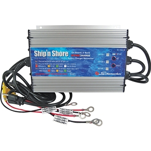 SS-15A3-OB Schumacher Ship 'N Shore 15 Amp 12 Volt Automatic On-Board Three Bank Charger