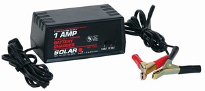 1001 Solar 1 Amp 6/12 Volt Automotive Battery Charger