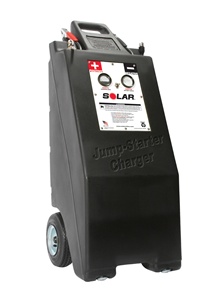 3001 Solar Wheeled Jump Starter/Charger/Auto Air Compressor (Less Battery)